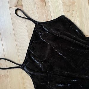 Velvet vintage bodysuit
